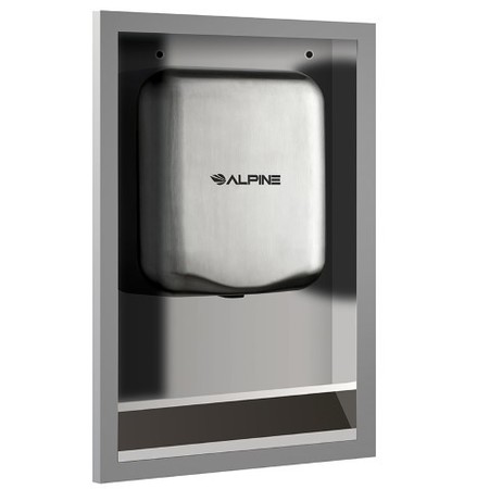 ALPINE INDUSTRIES Hemlock Hand Dryer ADA Compliant Recess Kit ALP400-RECESS